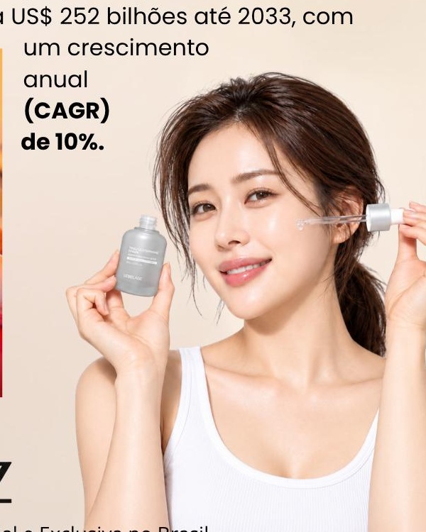 Modelo Coreana Skincare Lebelage